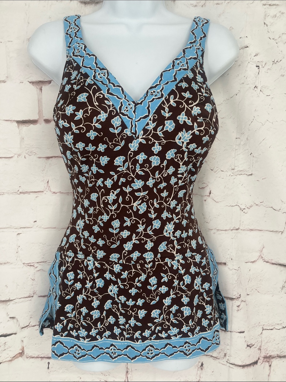 ✨VTG RARE✨70s Perfection Fit by Roxanne Swim Set, Size M - Picture 3 of 12